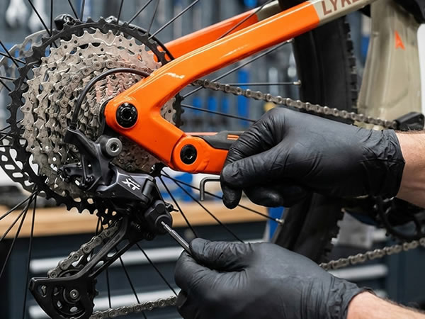 Recepción de bicicleta en el taller de Ciclos Martín