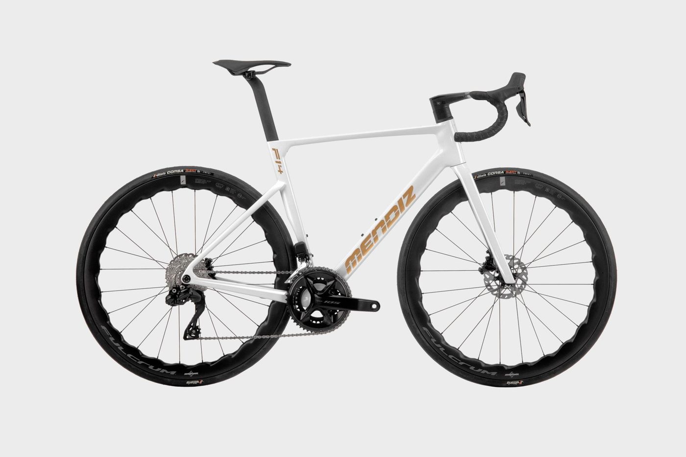 Mendiz F14 SL blanca con montaje a la carta en Ciclos Martín Pamplona