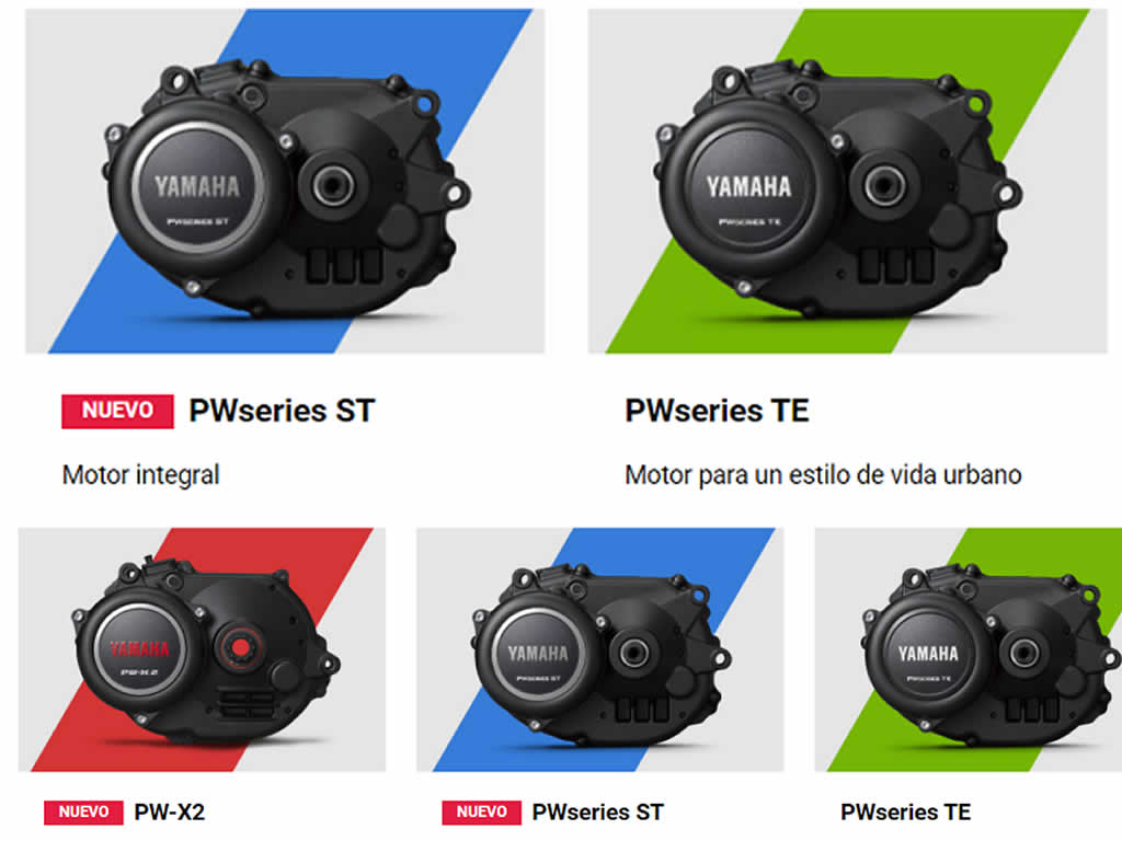 Motores e-bike Bosch, Yamaha, Fazua y Shimano