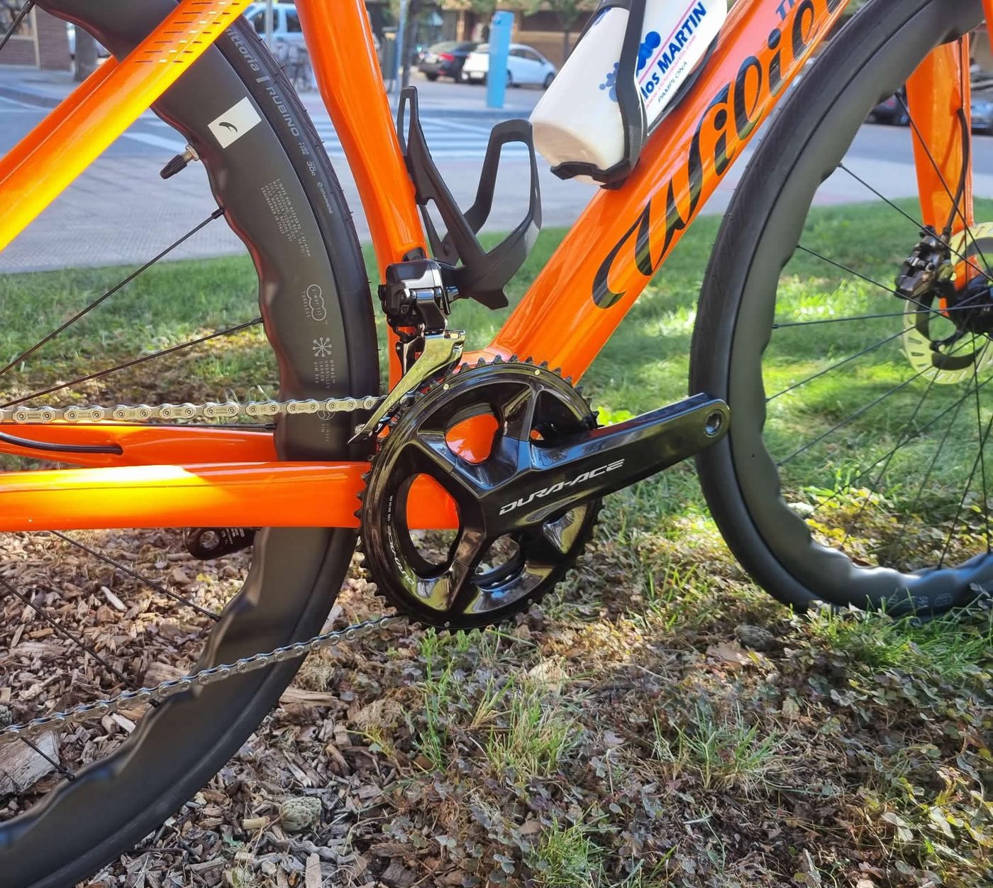 Bielas Shimano Dura-Ace 12 velocidades en Wilier Rapida